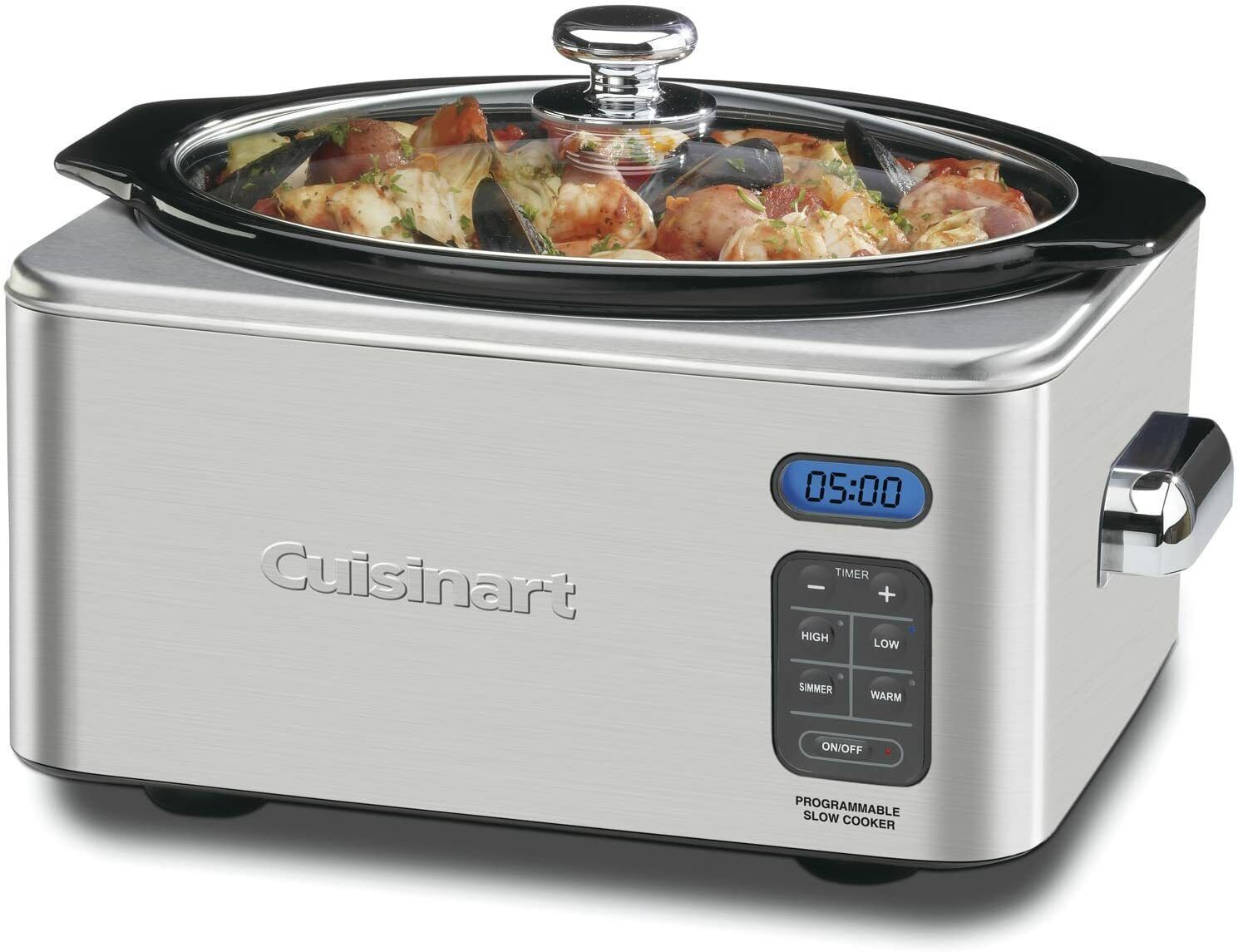 Cuisinart PSC-650 Stainless Steel 6.5 Quart Programmable Slow Cooker