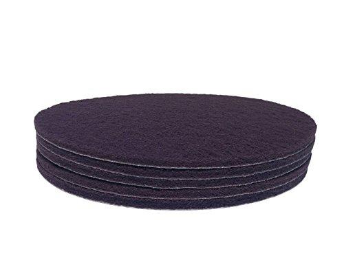 Abrasive Resource 11 inch non woven surface conditioning discs (maroon, 5 pack)