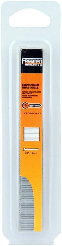 Generic Freeman BN18-58 5/8-Inch 18 Gauge Brad Nail, 1000 Per Box