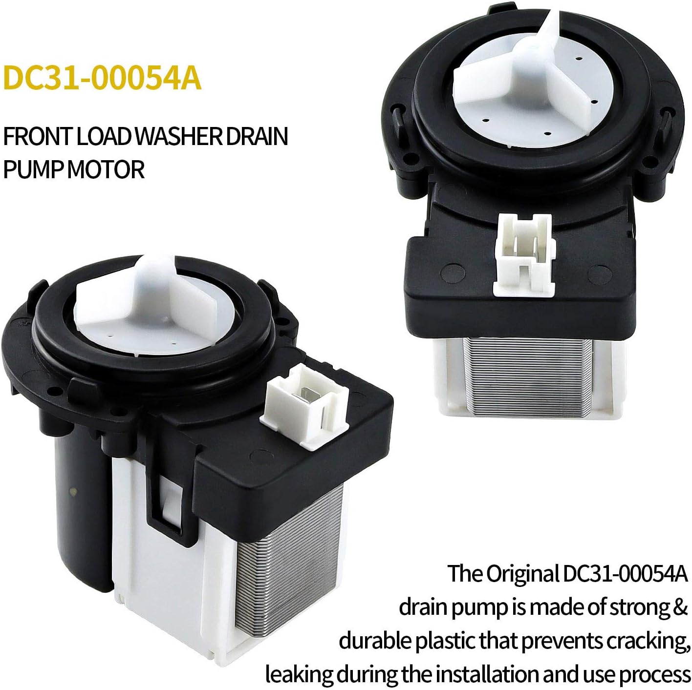 AMI PARTS OEM DC31-00054A Washer Drain Pump  Replaces DC31-00016A AP4202690 62902090- Fit for Kenmore Samsung Washing Machine