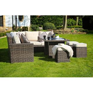 Moda Furnishings 8-piece Outdoor Wicker Sofa Patio Set