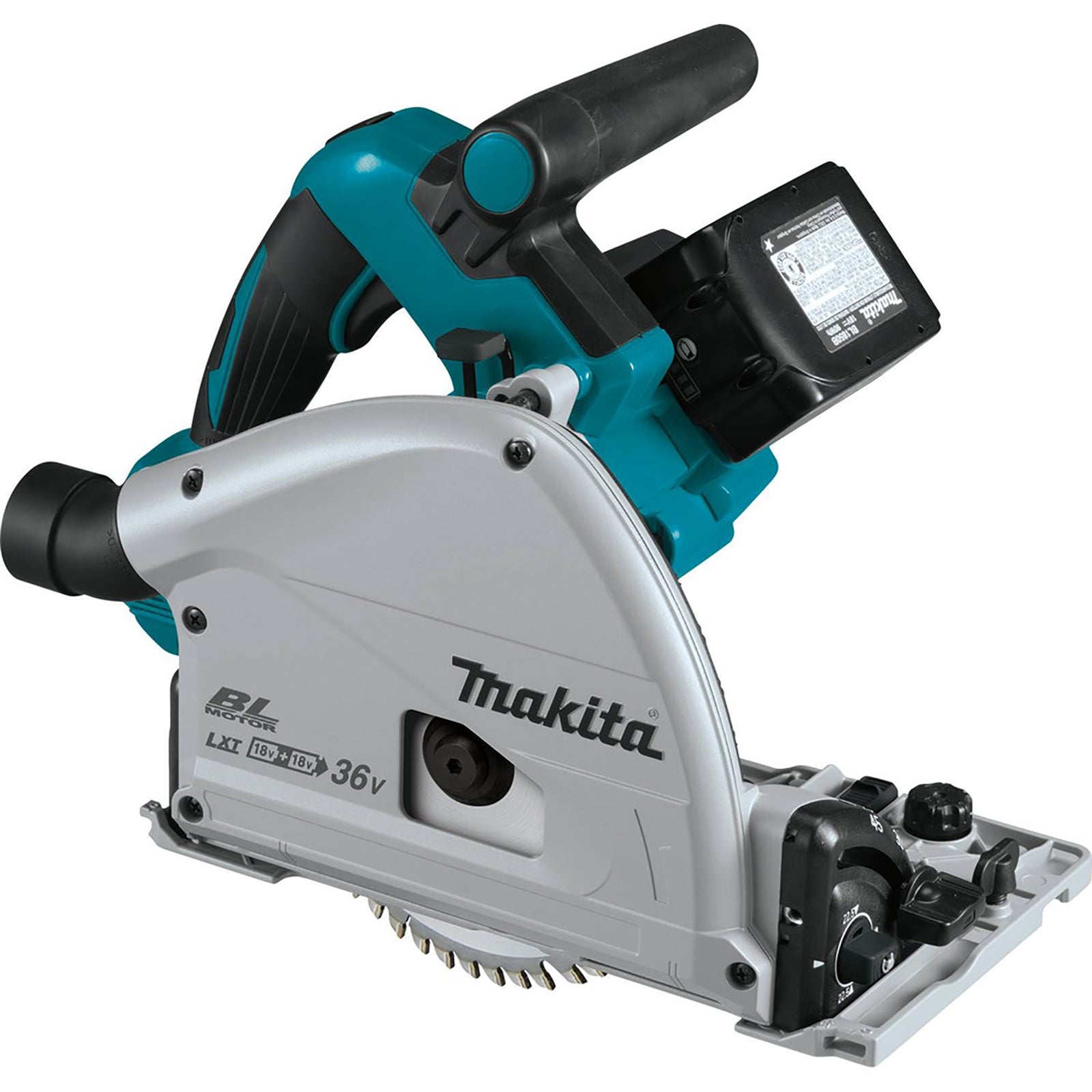 Makita XPS01PTJ 18V X2 Brushless Lithium-Ion 6-1/2 in. Cordless Plunge Circular Saw Kit (5 Ah)
