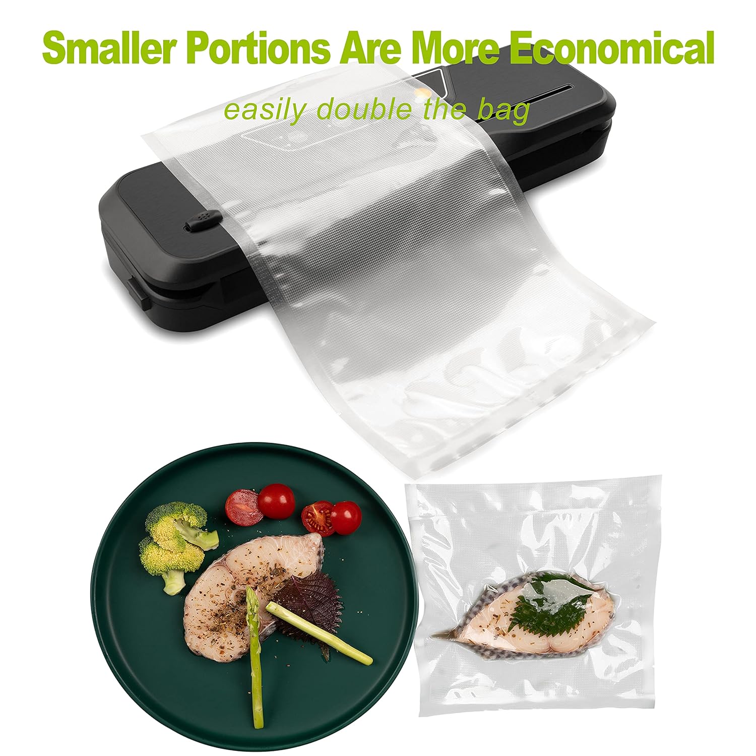 Great Choice Products Vacuum Sealer Bags 50 Count 8