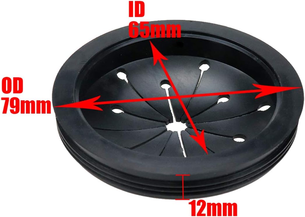 Yootop Xiaoyztan 4 Pcs 3-Inch Rubber Splash Guard Baffle Rubber Plugs for Sink Garbage Waste Disposal Conpatible with Most Standard Ki