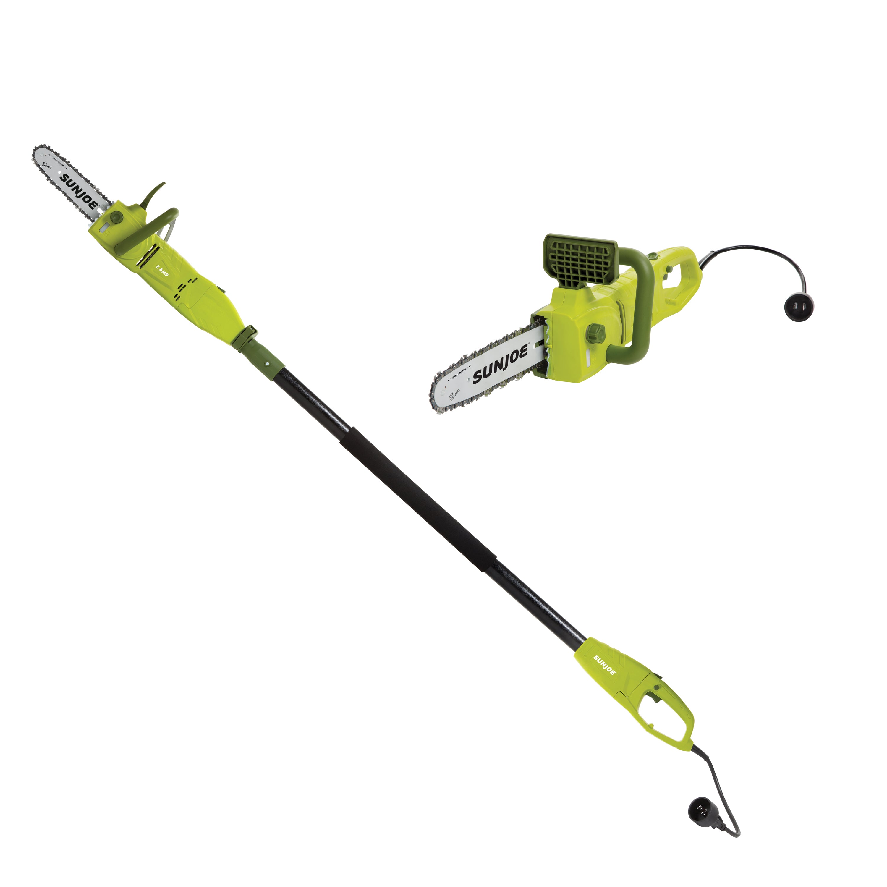 Sun Joe SWJ807E Electric Convertible Pole Chain Saw &a;#124; 10 inch &a;#124; 8.0 Amp
