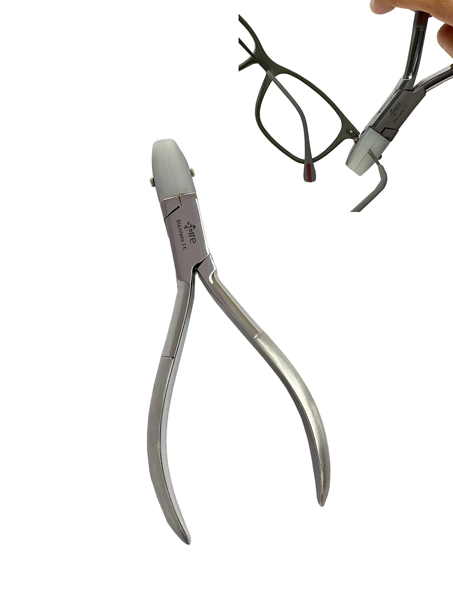 Spire Trade spire tools  adjusting eyeglass arms frame pliers eyeglasses repairing plier flat nose nylon jaw optical hand tool eye glasse