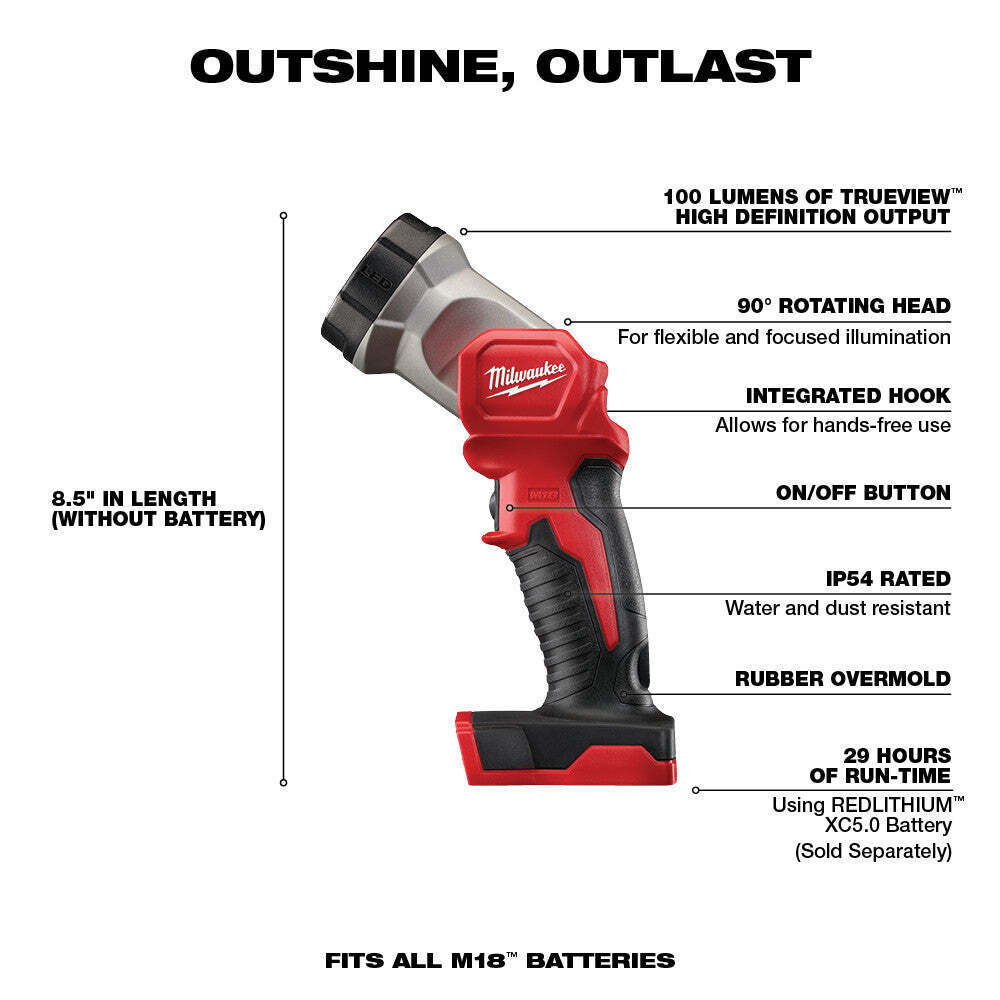 Milwaukee 2696-24A M18 18V 4 Tool Cordless Combo Kit w/ Circular Saw and Impact