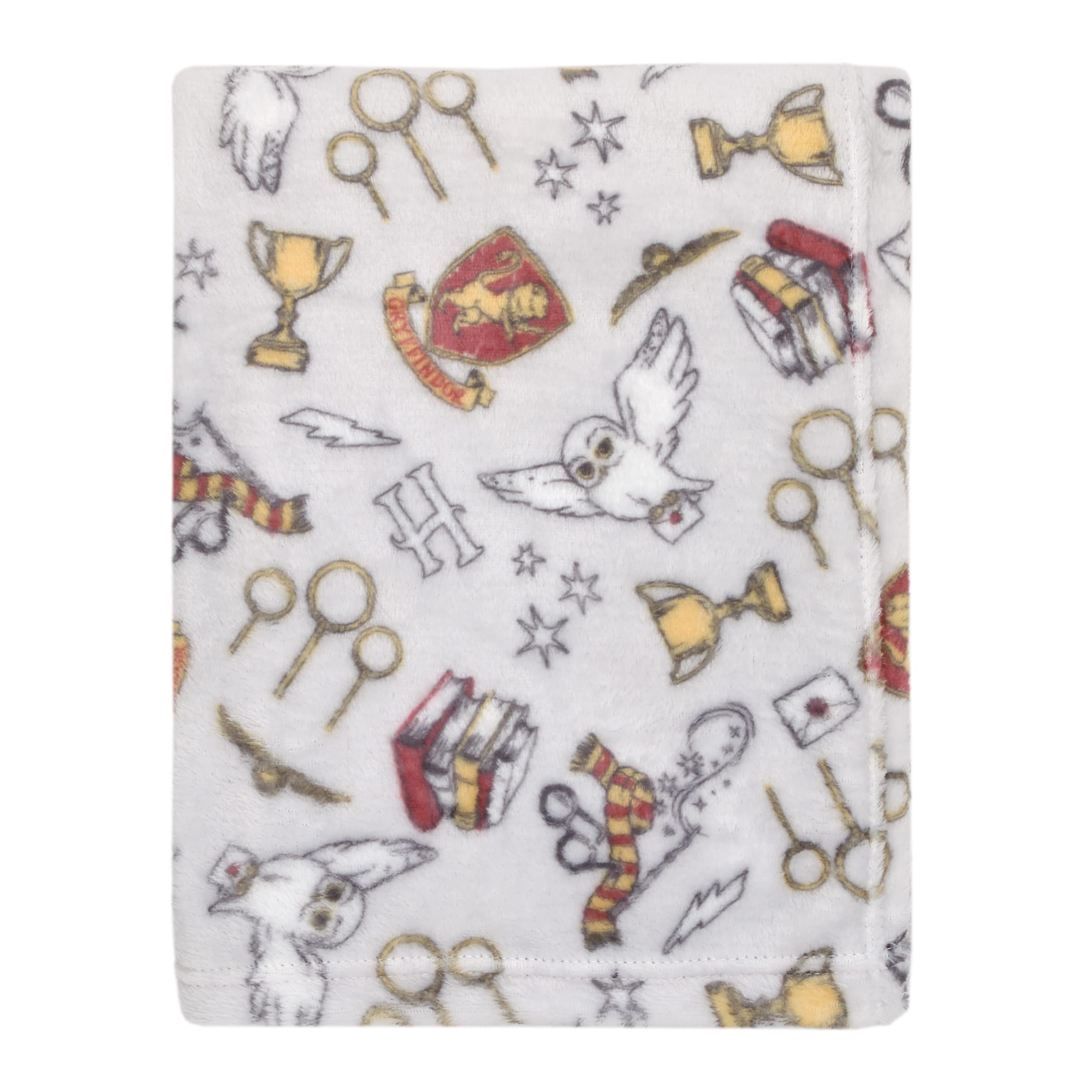 NoJo Warner Brothers Harry Potter Magical Moments grey and White Hogwarts 3 Piece Nursery crib Bedding Set - comforter, Fitted crib S
