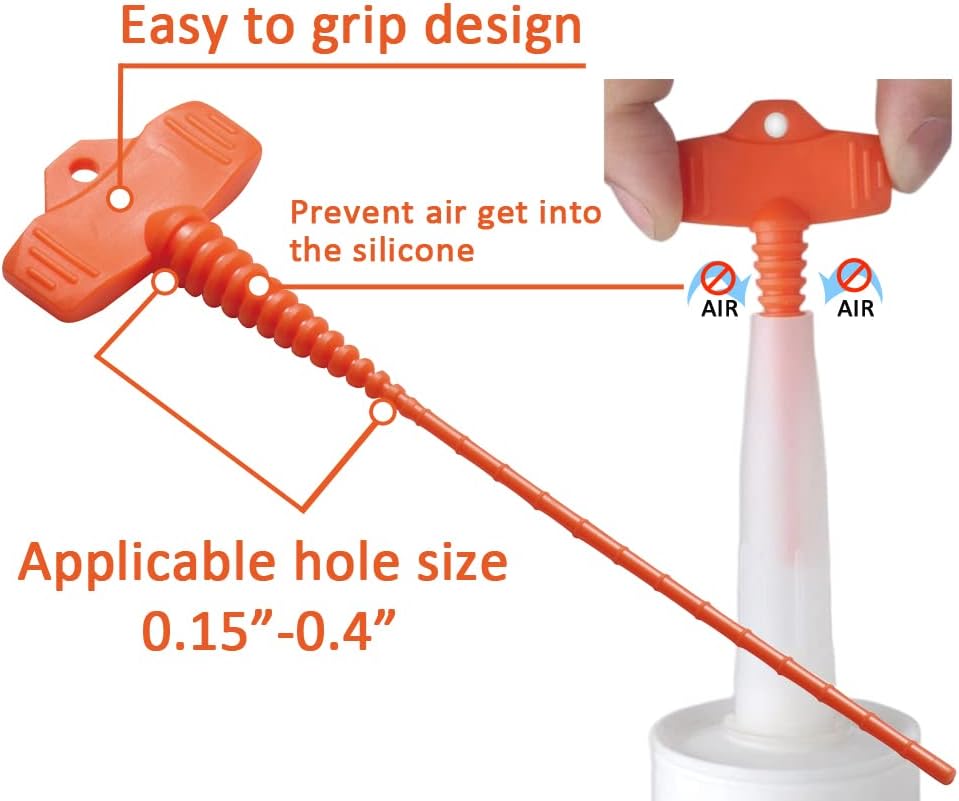 ORX PLUS TOOLS ORXPLUS TOOLS 4pcs Caulk Sealer, Caulk Saver Cap Tools