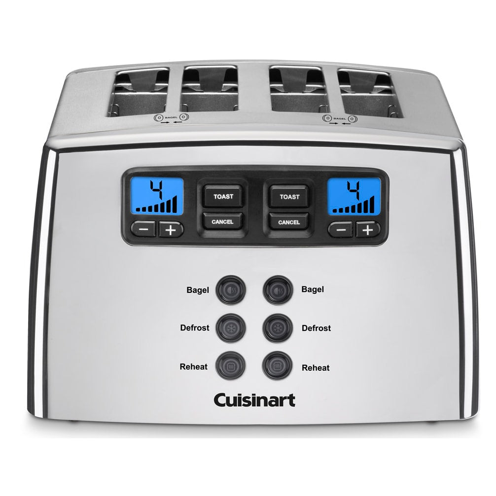 Cuisinart CPT-440 Silver 4-slice Leverless Toaster
