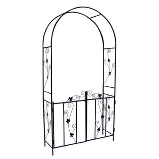 BIGTREE Garden Arches with Door Metal Arch Bridal Party Decoration