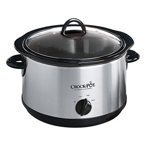Crock-Pot sunbeam rival cooker slow man round 4.5qt ss scr450-s