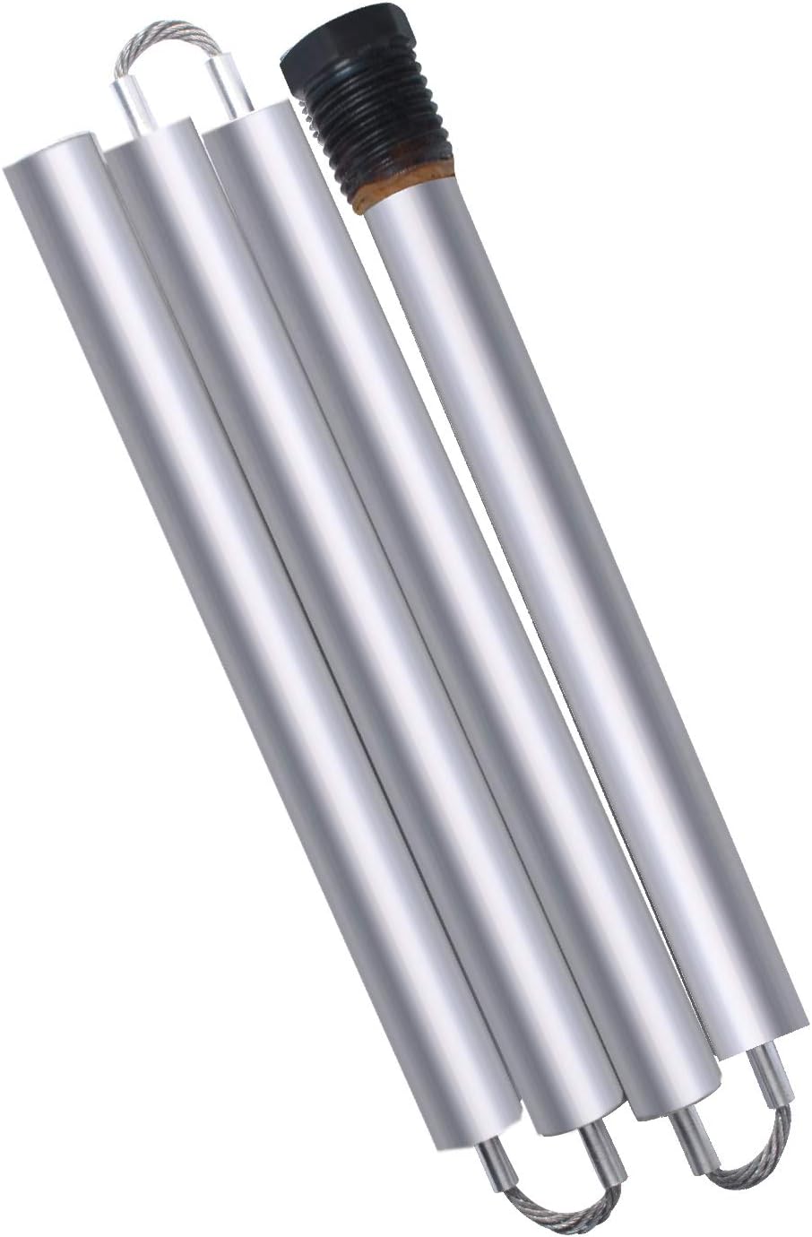 Podoy Magnesium Anode Rod, Magnesium Flexible Water Heater Anode Rod  for Hot Water Heaters 3/4 inch NPT Thread, Hex Plug, 44&s;&s; Long