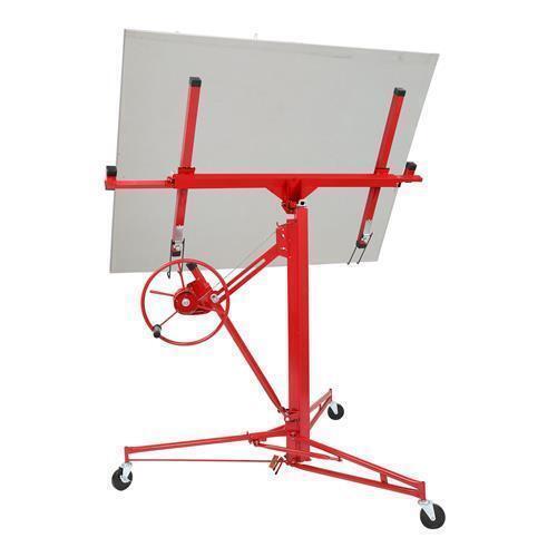 GCP Products 11 Feet Drywall Lift Hoist Sheetrock Panel Plasterboard Jack Lifter Rolling Tool