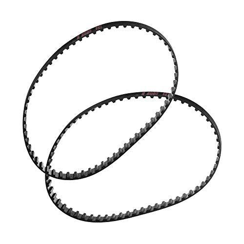 DNLK sander drive belts set fits - mastercraft 55-3550-2 disc sander - high strength rubber belts - replacement drive belt - made