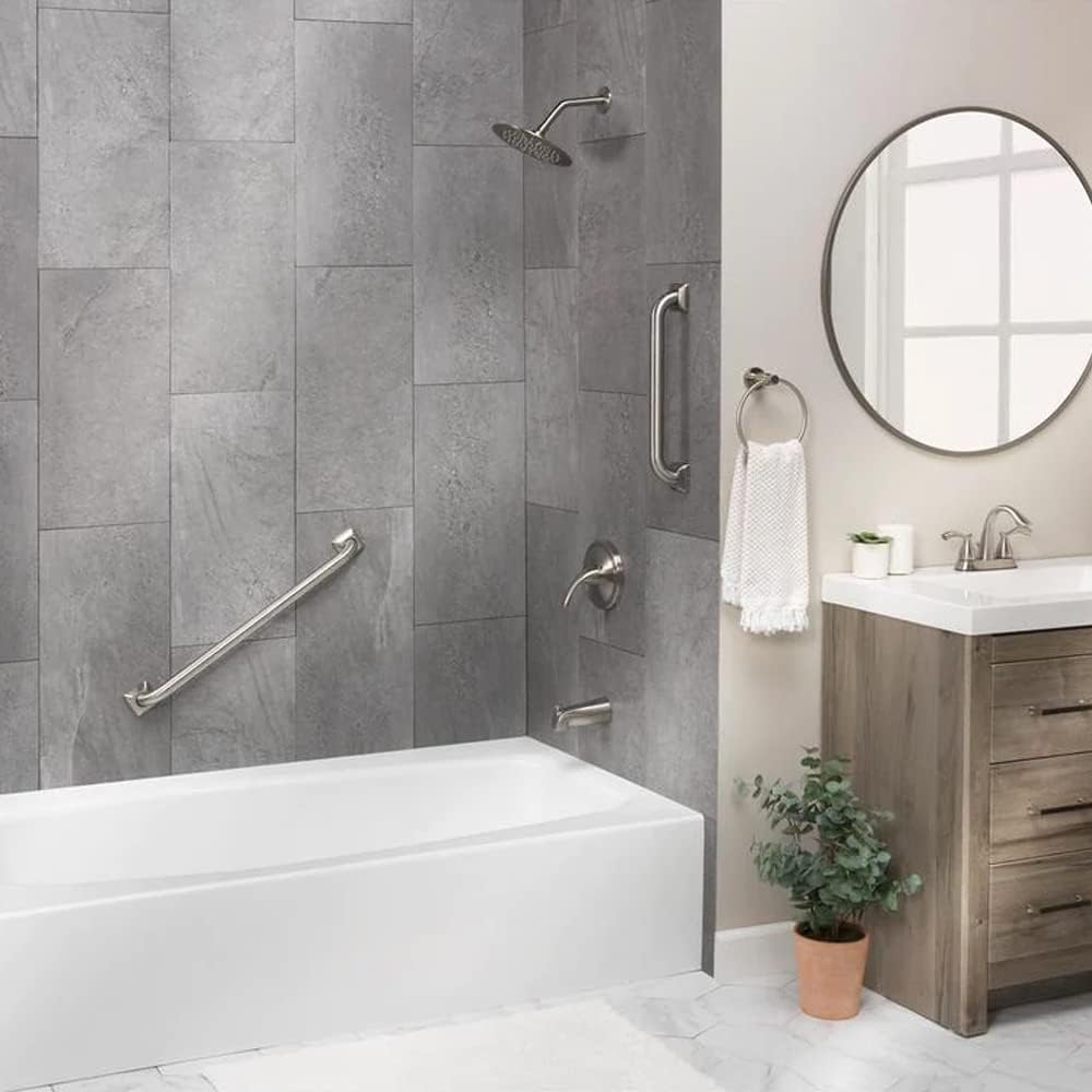 Raemnaky Bathroom Grab Bars Stainless Steel Handrail ADA Compliant 500lbs bathtubs and Showers Toilet Handle Safety for Handicap, Elderl