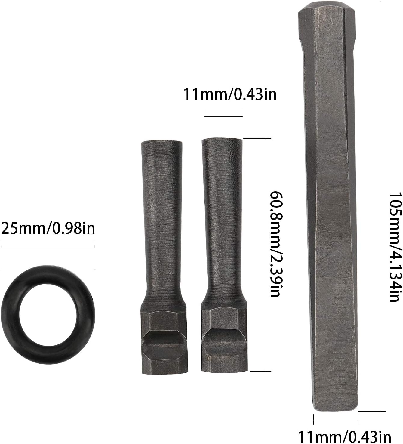HOZEON 12 PCS Wedge and Feather Shims, 5/8 Inch Plug Shim and Wedge for Concrete, Rock, Stone, Splitter, Marble, Granite Hand Tools