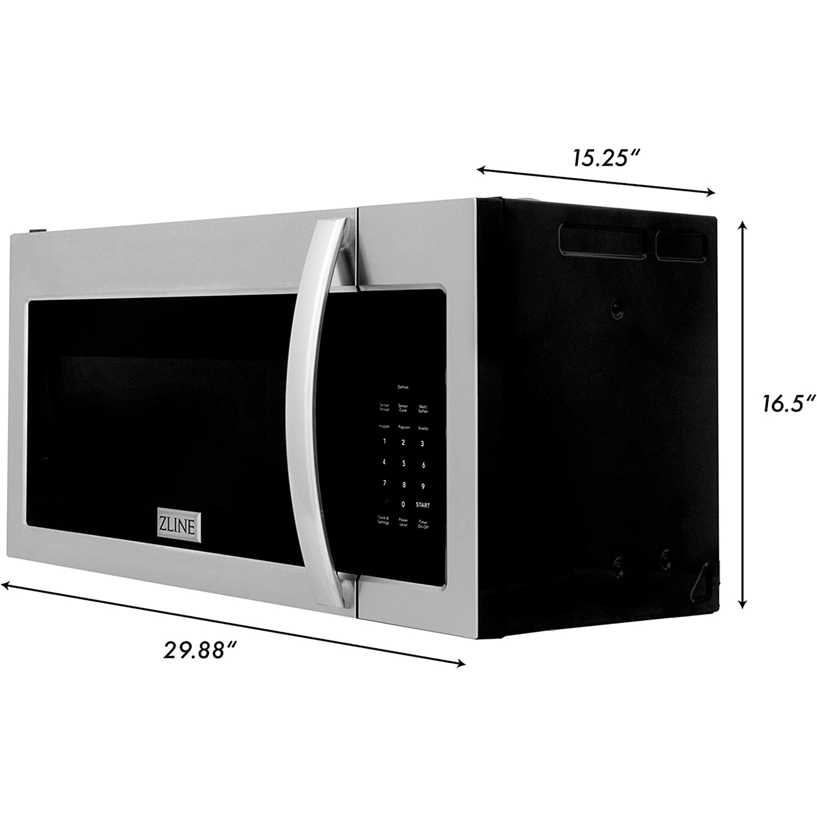 Zline Kitchen and Bath MWO-OTR-30 Over the Range Convection Microwave Oven - Stainless Steel