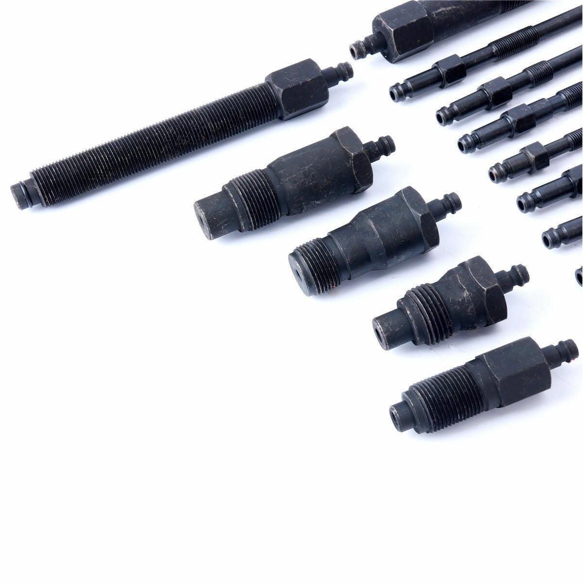 Great Choice Products 17Pc Pro Diesel Engine Cylinder Compression Tester Tool Kit 1000 Psi / 0 -70 Bar