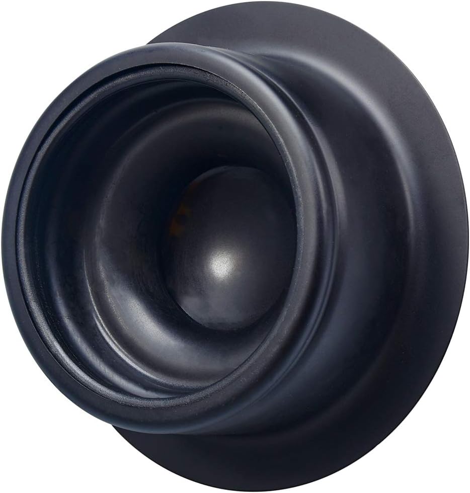 Vistop Kitchen Sink Flange Stopper Black - Universal Garbage Disposal Flange for Fit 3-1/2 Inch Standard Sink Drain Hole, Sink Flange