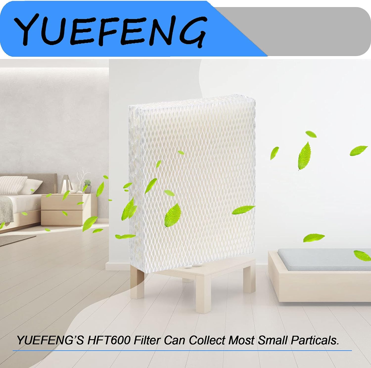 Yuefeng Humidifier Replacement Filter T for Honeywell Top Fill Humidifier HEV615 and HEV620 Humidifier Wicks, Compatible with Part # HF