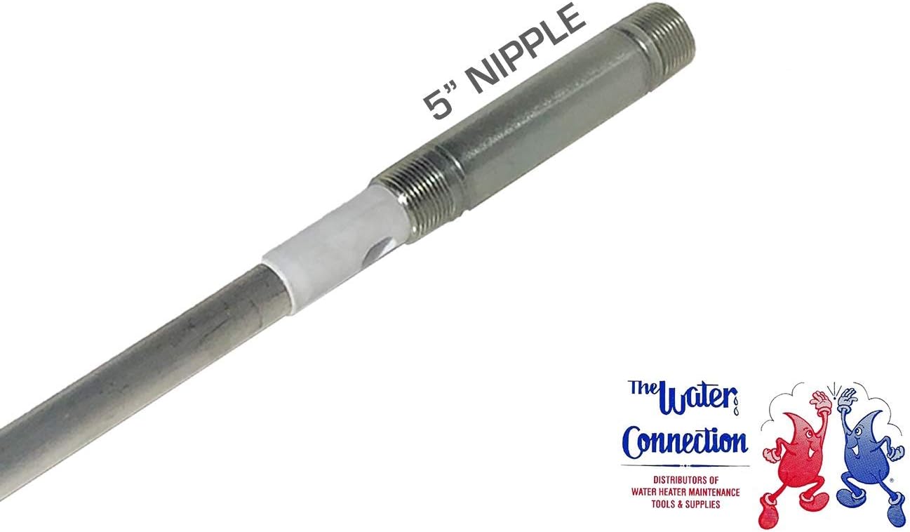 The Water Connection Water Connection AR109 Magnesium Anode Rod, 50-in. Long x 3-in. Nipple