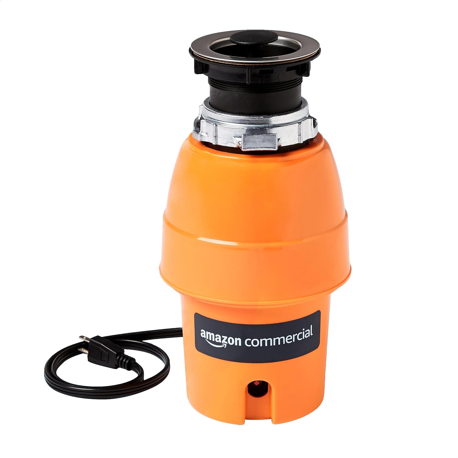 AmazonCommercial Garbage Disposal with Power Cord, 1/2 HP