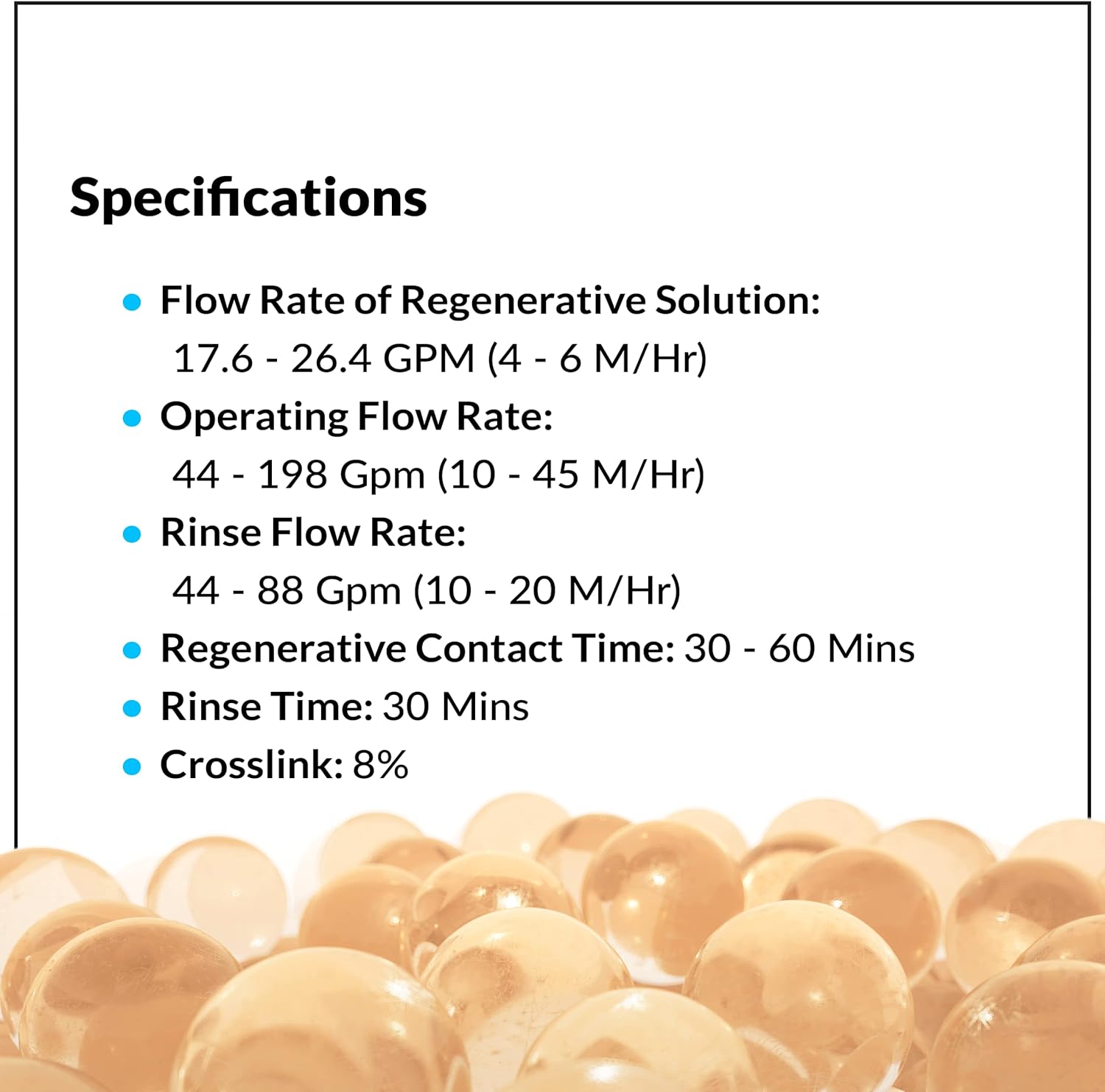 iFilters Water Softener Resin Media Replacement 100% Ion Exchange High Quality Cation - 1/2 CuFt