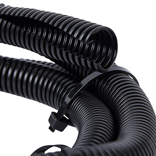 Gardner Bender FLX-1050B, Black Split Flex Tubing, 1 inch x 50 ft