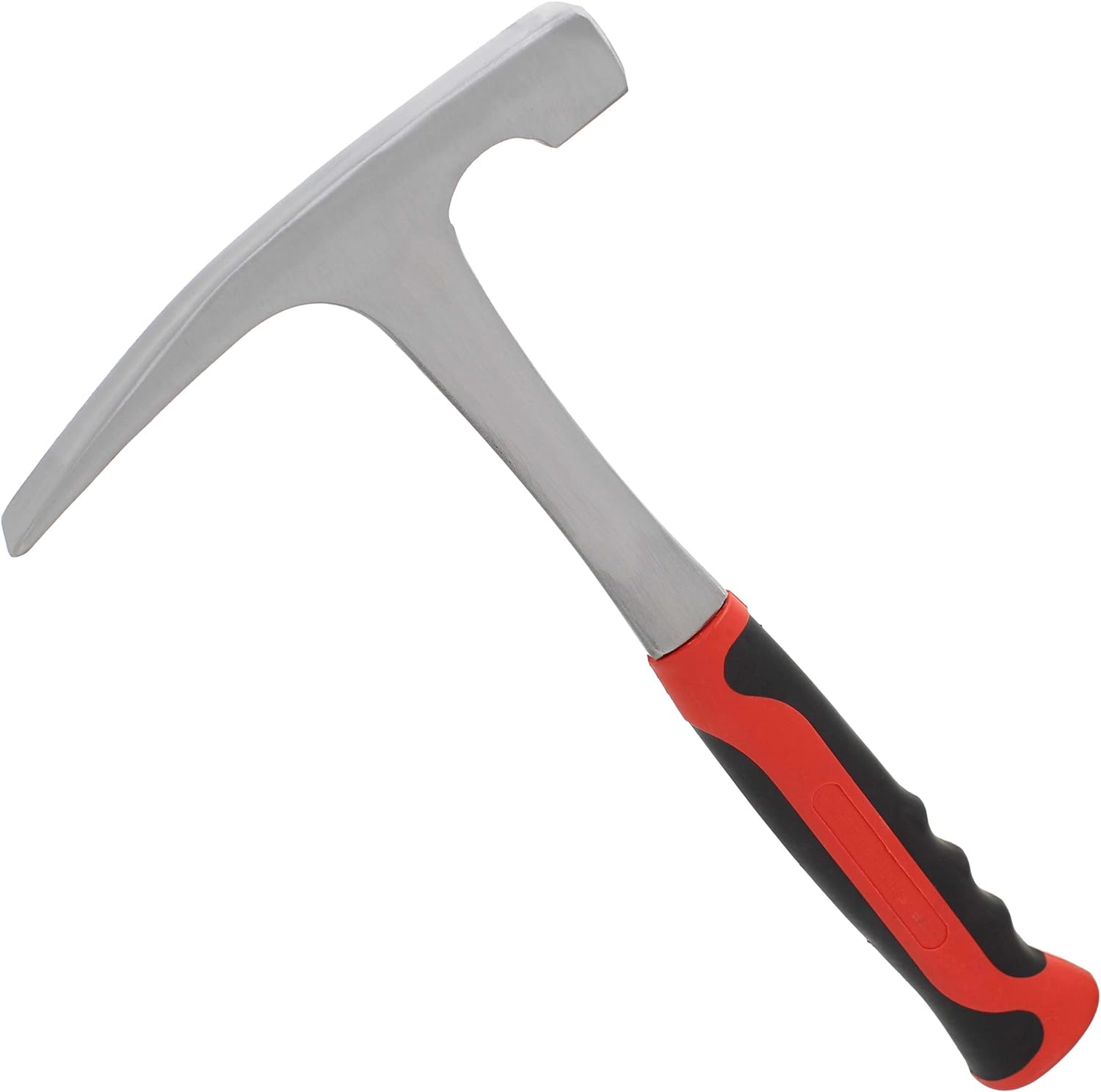 BISupply Masonry Brick Hammer and Chisel Tool - 24 Ounce Rock Pick Hammer Geologist Rock Hammer for Digging and Building