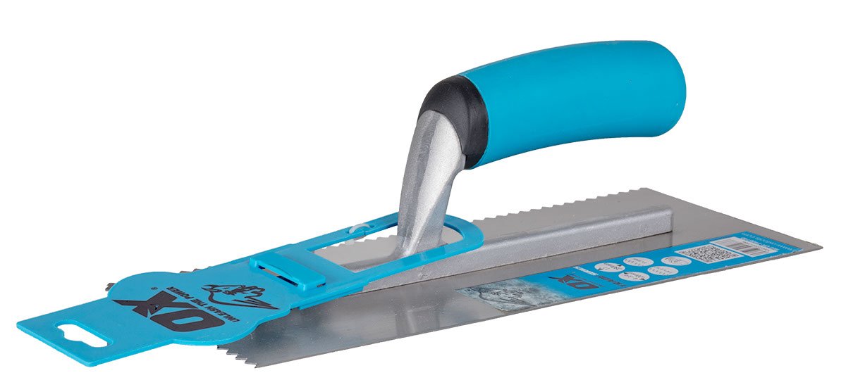 Generic OX Tools OX-T406140 OX Trade Carbon Steel Notch Trowel 11