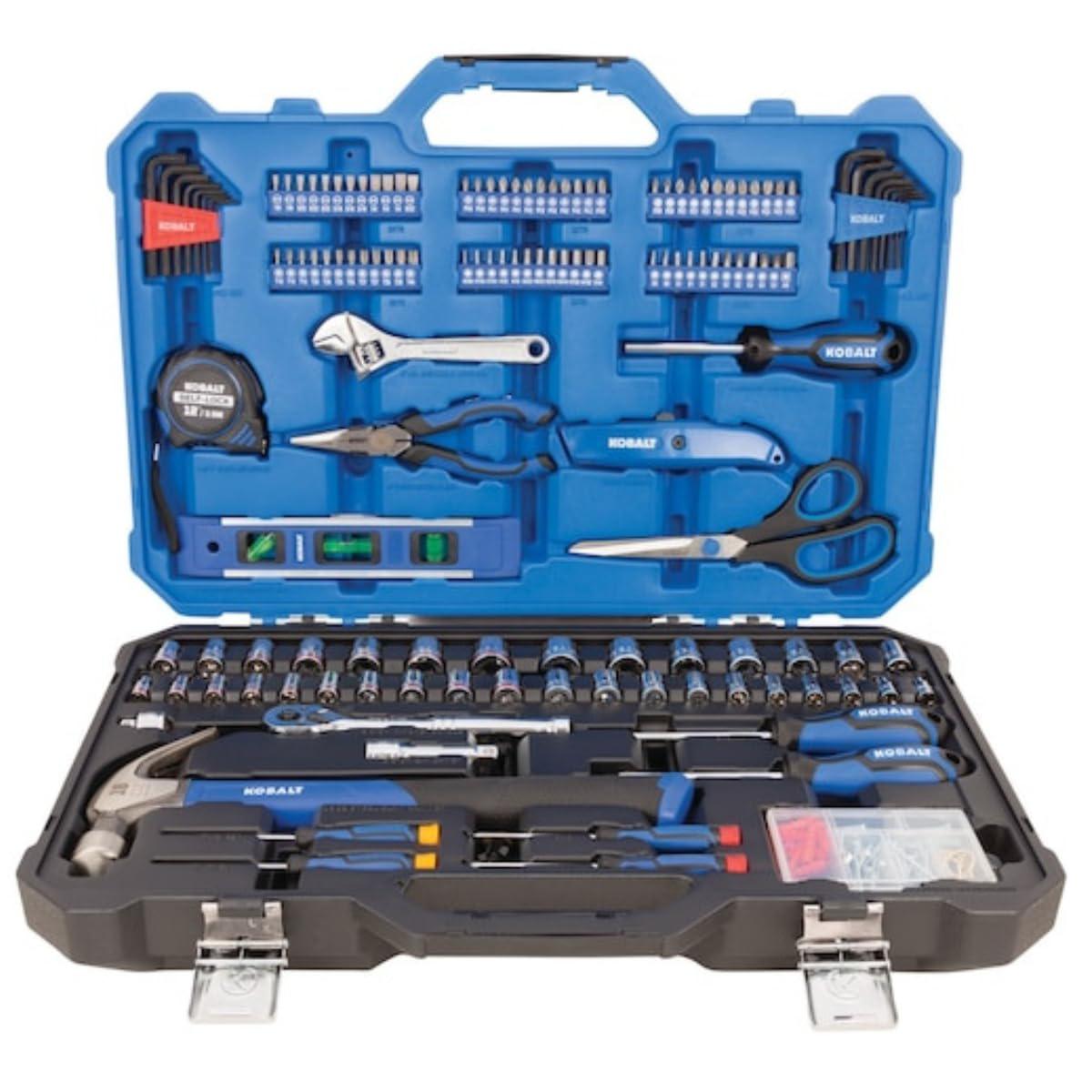 kobalt 268-piece household tool set with hard case