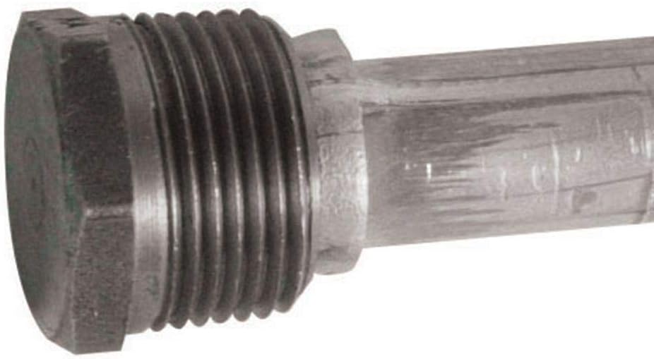 The Water Connection Aluminum Zinc Water Heater Anode Rod; Hex Head; 3/4 NPT x 44-inch; Stops Sulfur/Rotten Egg Smell (Solid)