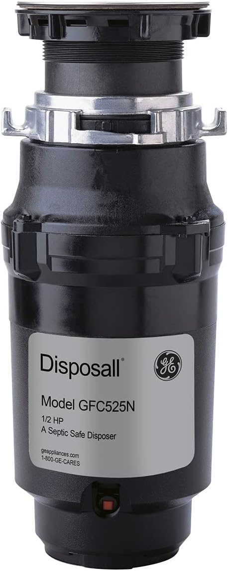 GE GFC525N Sink 1/2 HP Continuous Feed Disposer