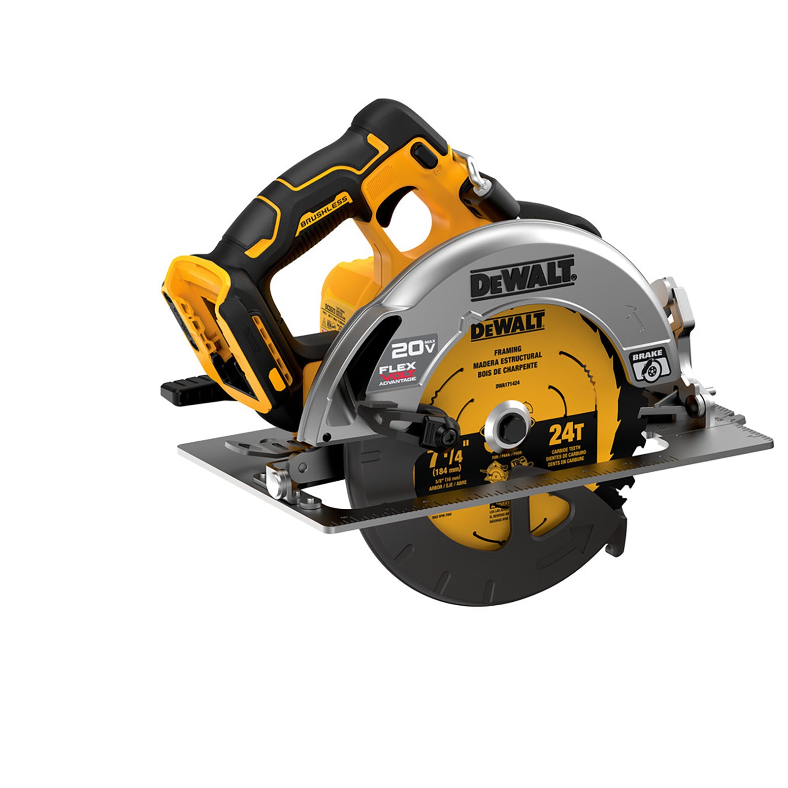 DeWalt DCS573B 20V MAX Brushless Lithium-Ion 7-1/4