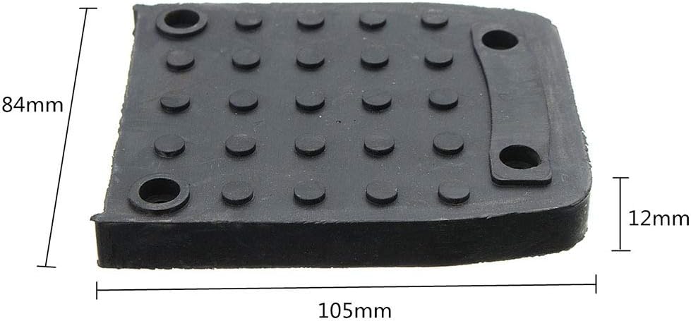 Faddare Stilt Sole Anti-Slip Pads for Drywall, 4pcs Stilt Sole Replacement Kit, Non-Slip Foot Pads with Screw, Construction Tripod Mat