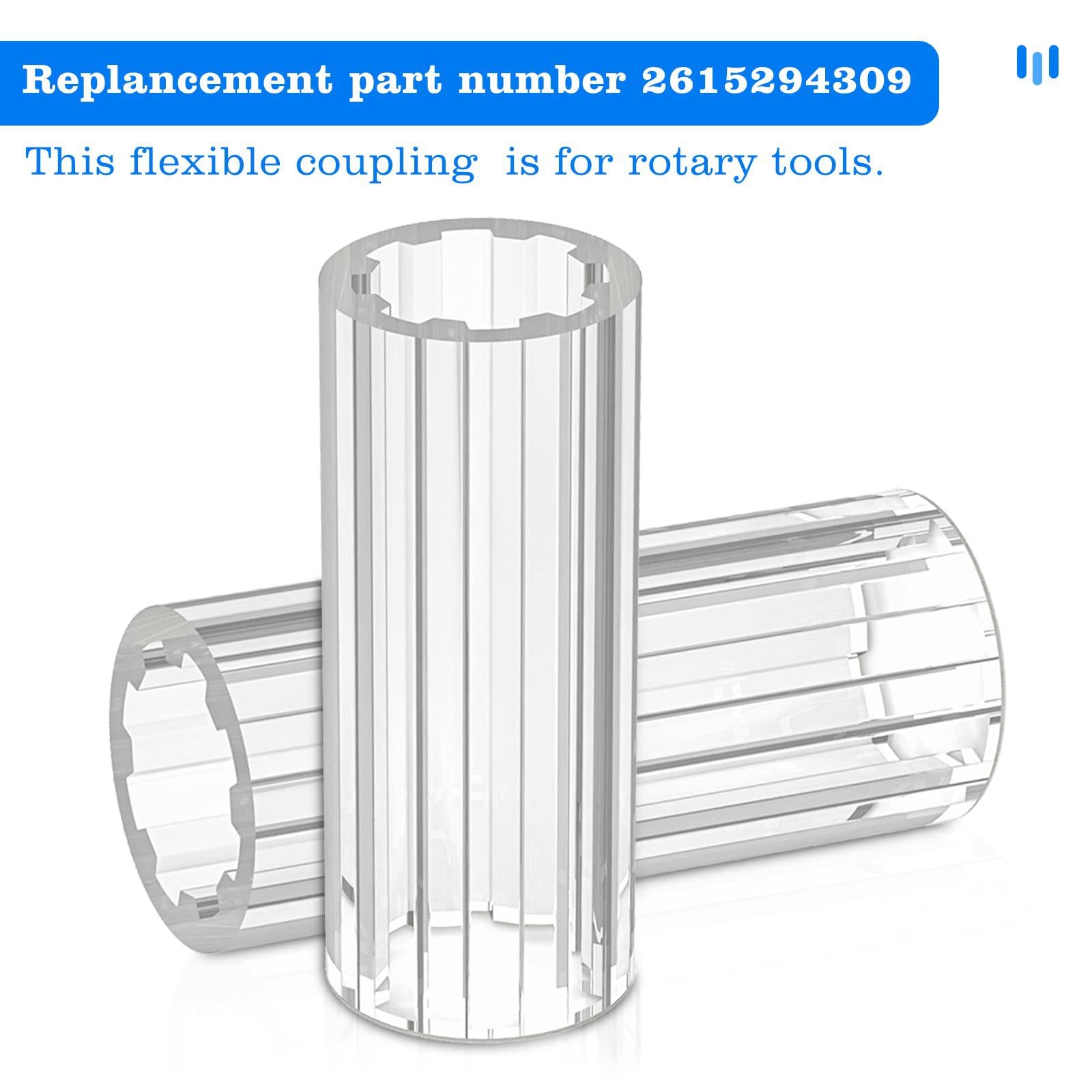 etotel 2615294309 coupling compatible with dremel 395 rotary multi-tool flexible coupling corded replacement part for dremel