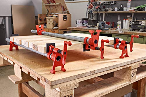 Bessey BPC-H34 3/4-Inch H Style Pipe Clamp, red