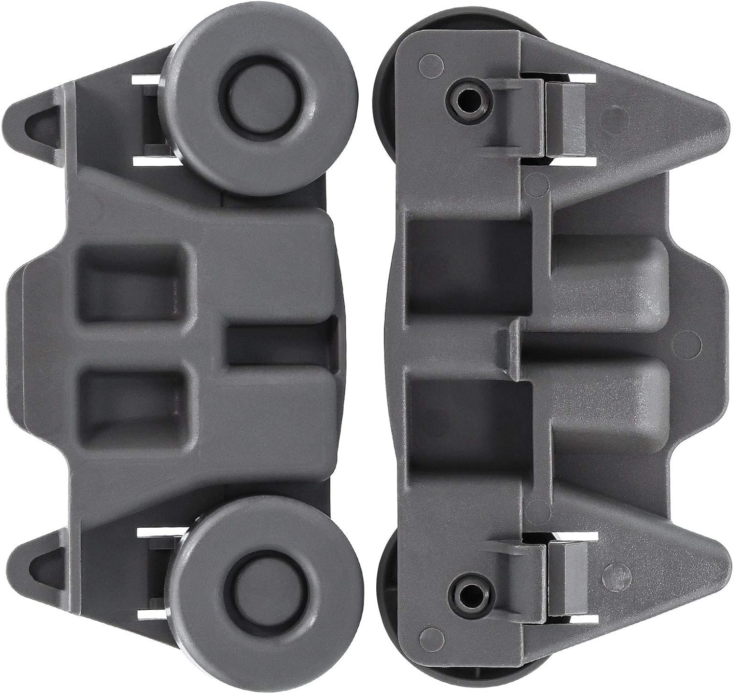 AMI PARTS 1 YEAR WARRANTY W10195416 W10195416V Dishwasher Wheels Lower Dish Rack Wheel Assembly - Compatible with Kenmore, Kitchenaid, Wh