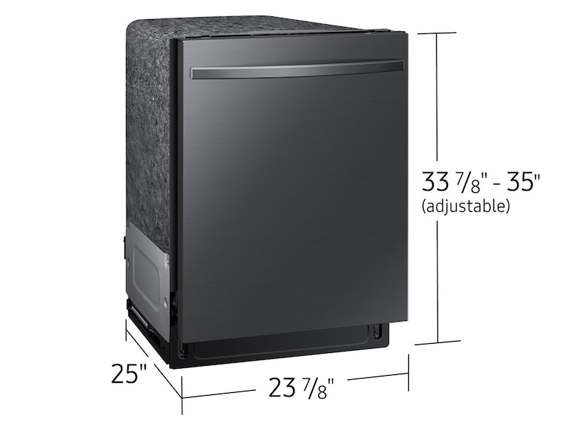 Samsung Smart 42dBA Dishwasher with StormWash and Smart Dry in Black Stainless Steel