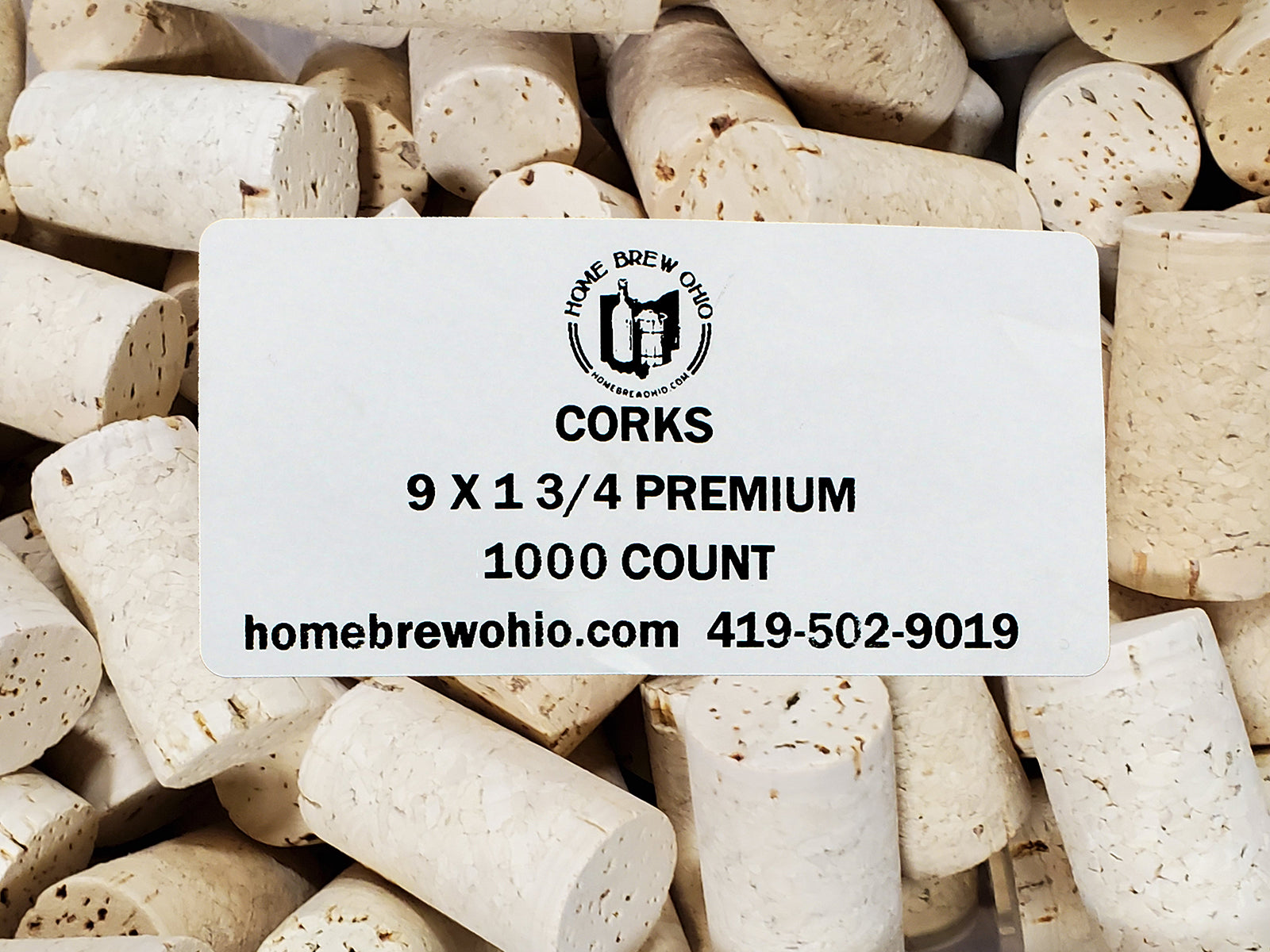 Midwest Supplies #9 Premium Corks 15/16