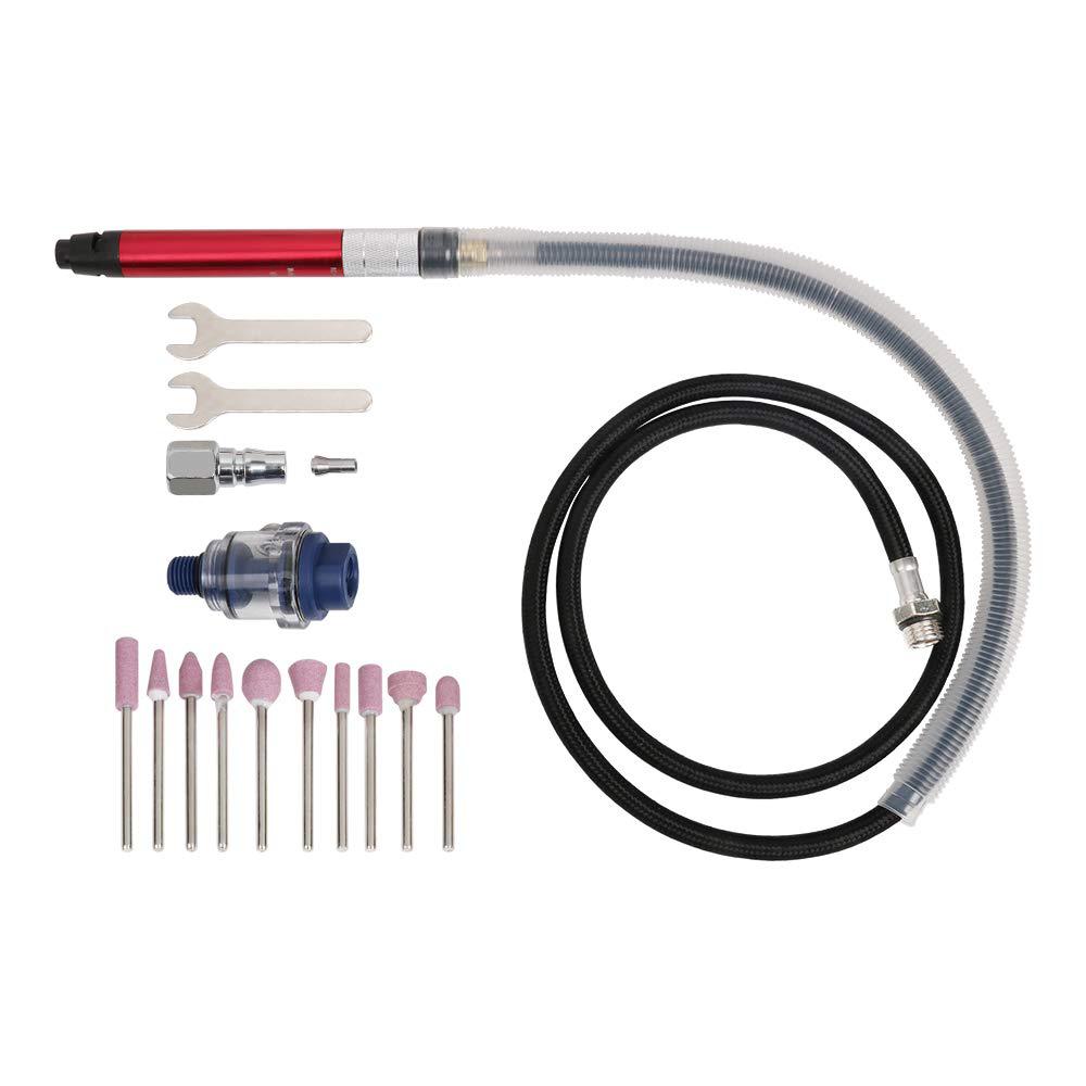 BIHOO TOOL pneumatic air micro die grinder sets,3mm chuck pencil type polishing engraving grinding pneumatic tools 58000rpm