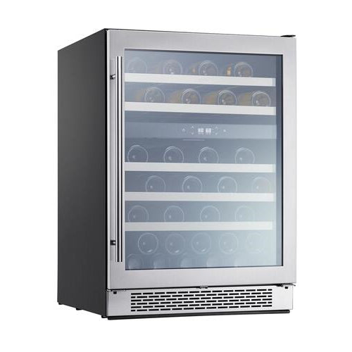 Zephyr PRW24C02BG 24 Presrv Dual Zone Wine Cooler with 45 Bottle Capacity in Stainless Steel