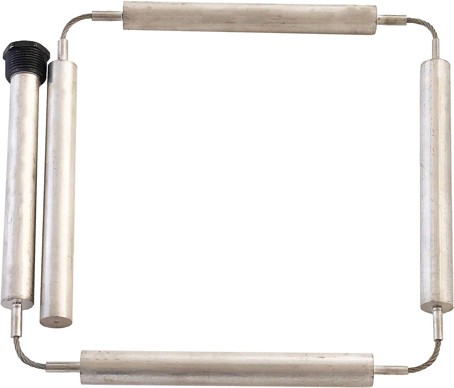 The Water Connection Aluminum Zinc Water Heater Anode Rod; Hex Head; 3/4 NPT x 44-inch; Stops Sulfur/Rotten Egg Smell (Solid)