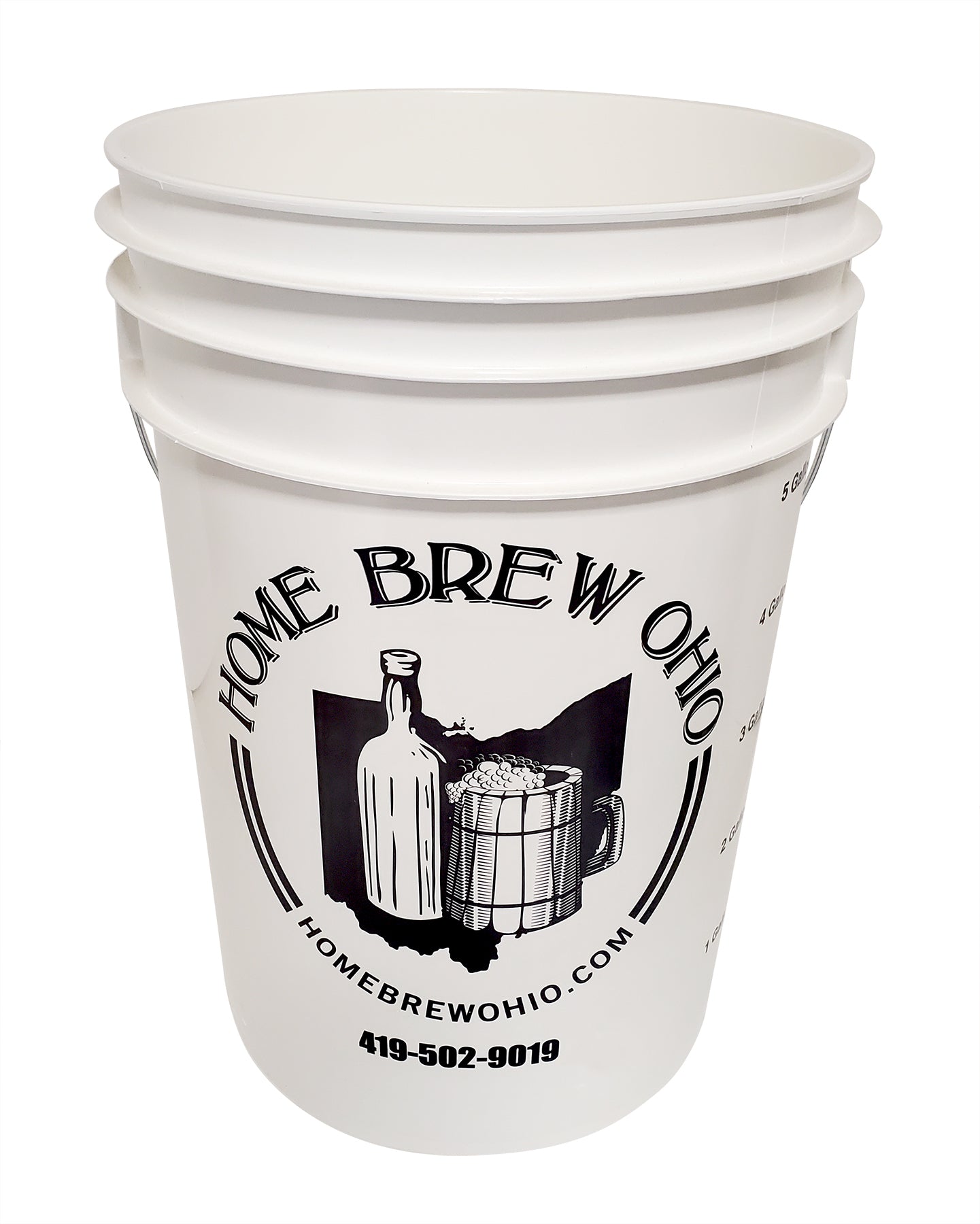 Home Brew Ohio Complete 6.5 Gallon Fermenting Bucket with Econolock