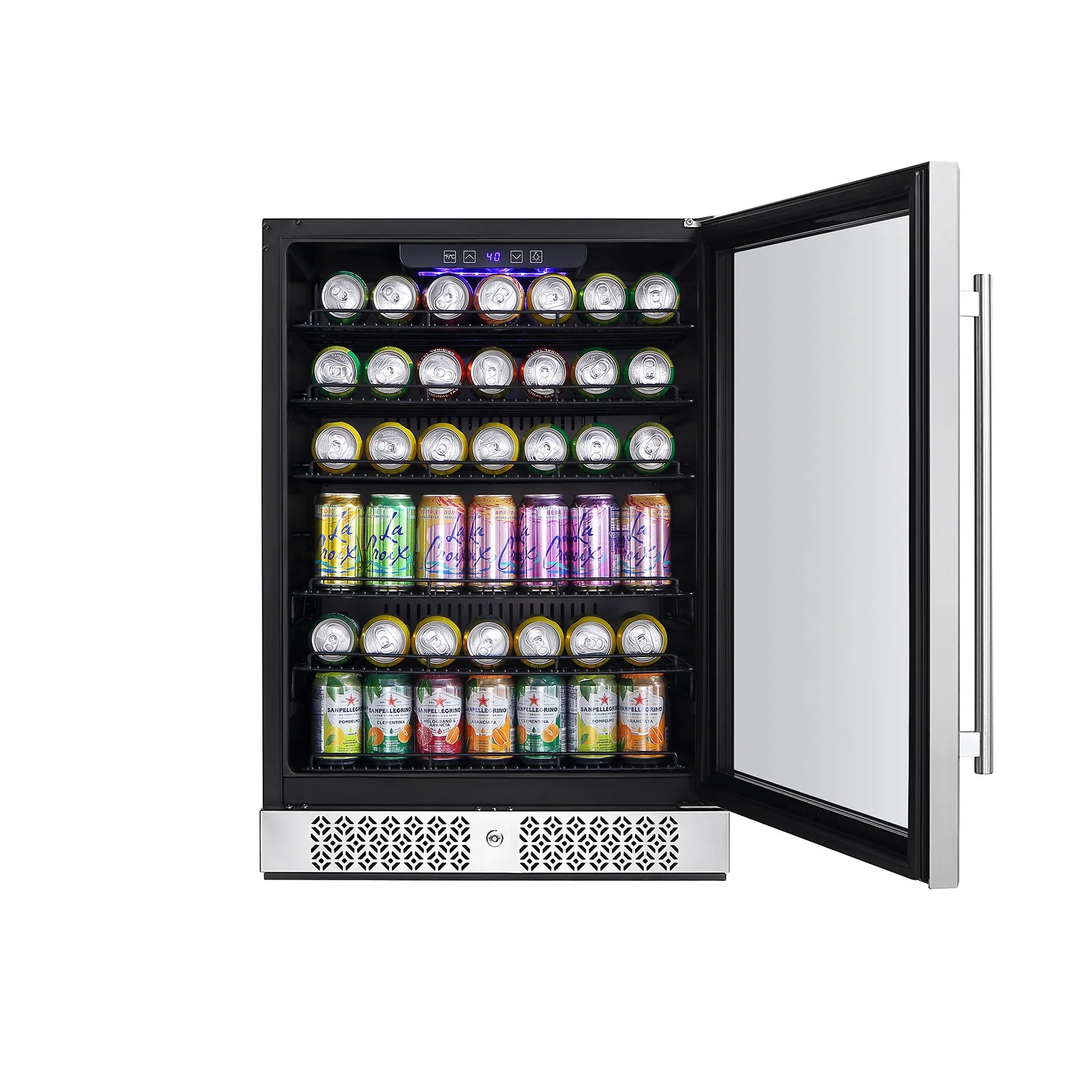 Empava 24 Inch Freestanding &a; Builtin Beverage Fridge BR02S