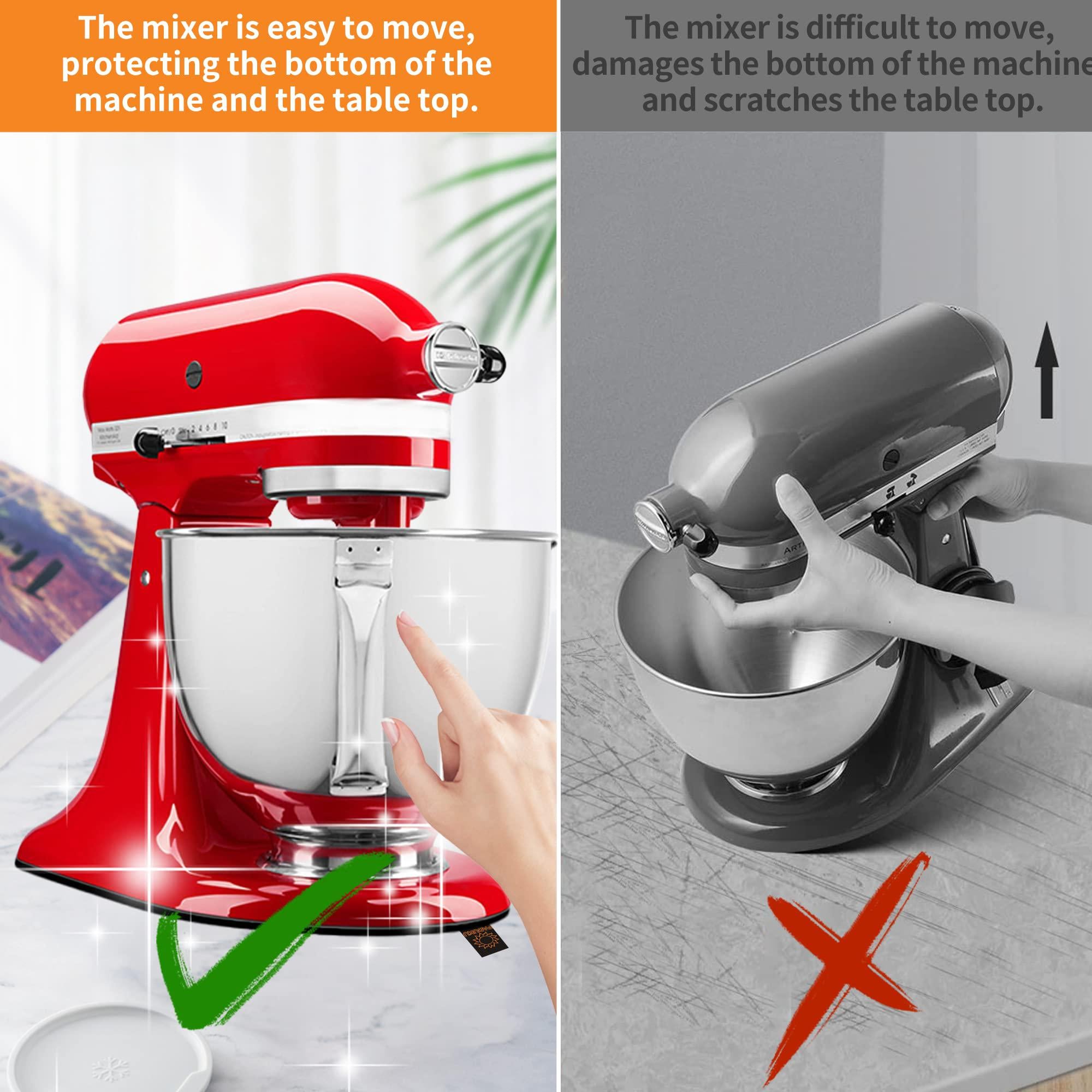 PADUKU mat for kitchen-aid mixer mat kitchen-aid slider mat 4.5-5 qt tilt-head stand kitchen-aid mixer accessories easily push with