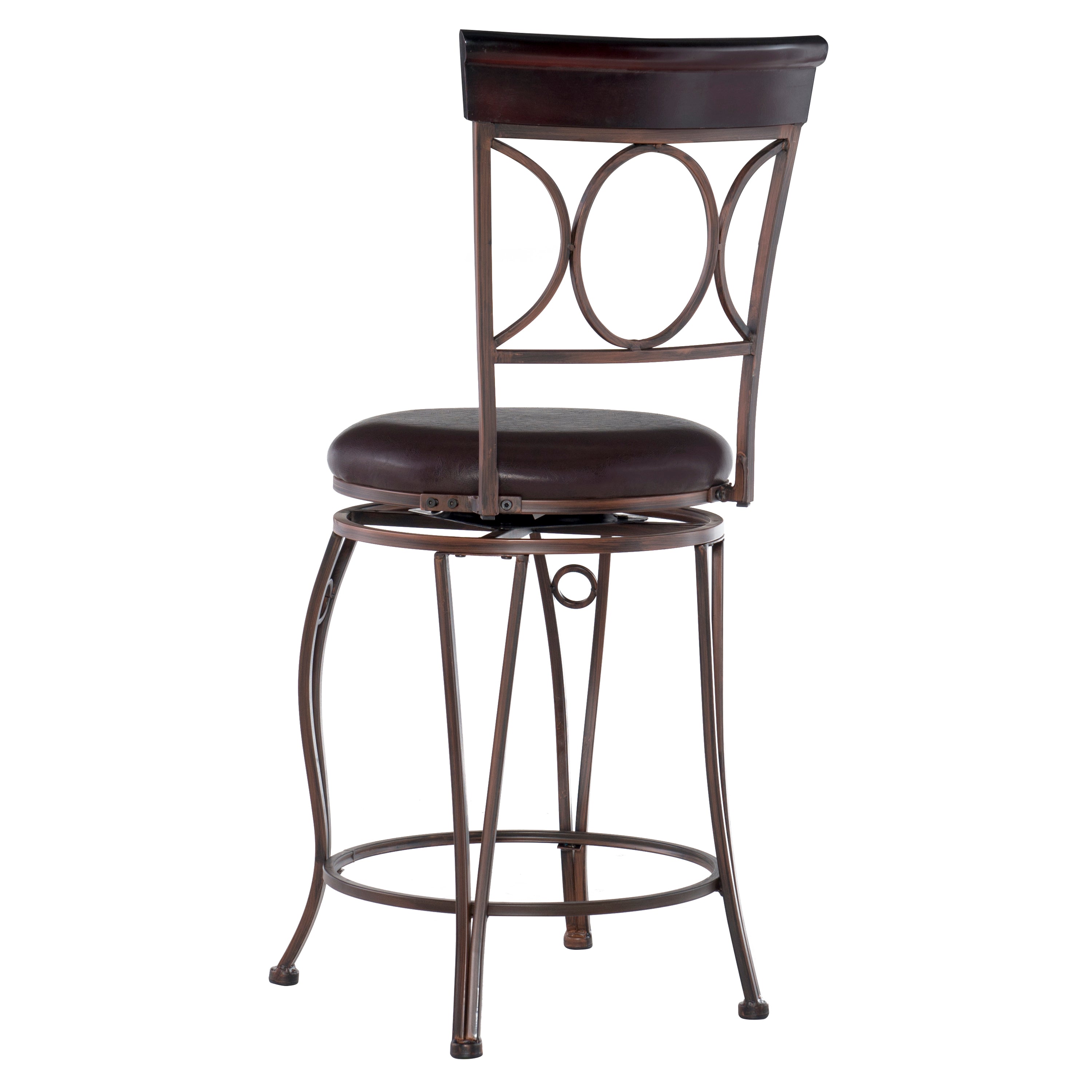 Linon Circles Back Counter Stool