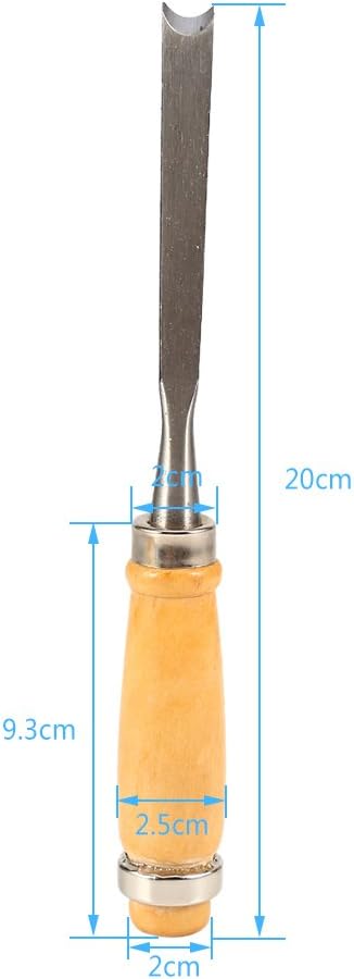 Zerone 12 pcs Wood Chisel Tool Set, Woodworking Chisels Wood Carving Tools Trimming Down Wood Woodworking Lathe Gouges Tools with Roll