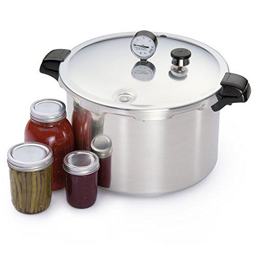 presto 01755 16-quart aluminum canner pressure cooker, one size, silver